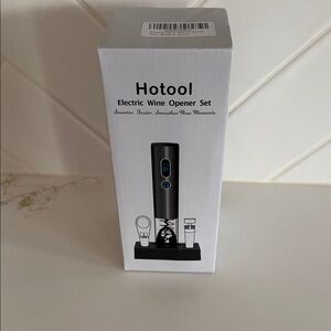 Hotool Electric Wine Opener Set in Black